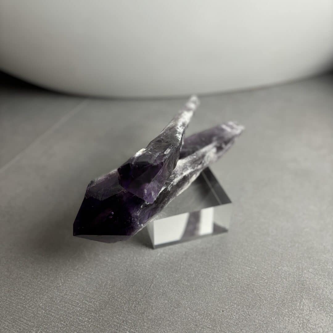 Spitze aus Amethyst